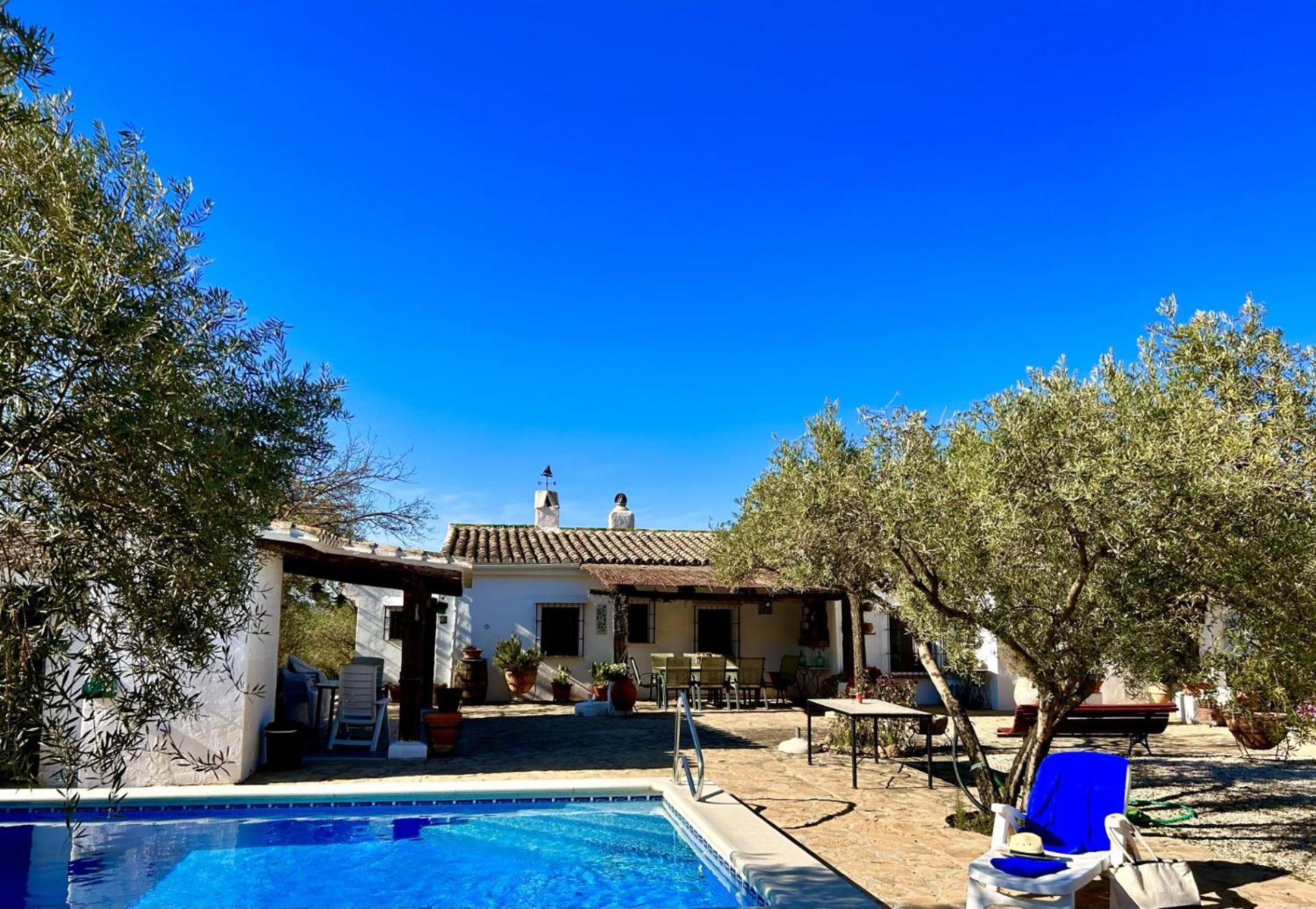 Refugio Andaluz Con Piscina Entre Olivos Villanueva de Tapia Buitenkant foto