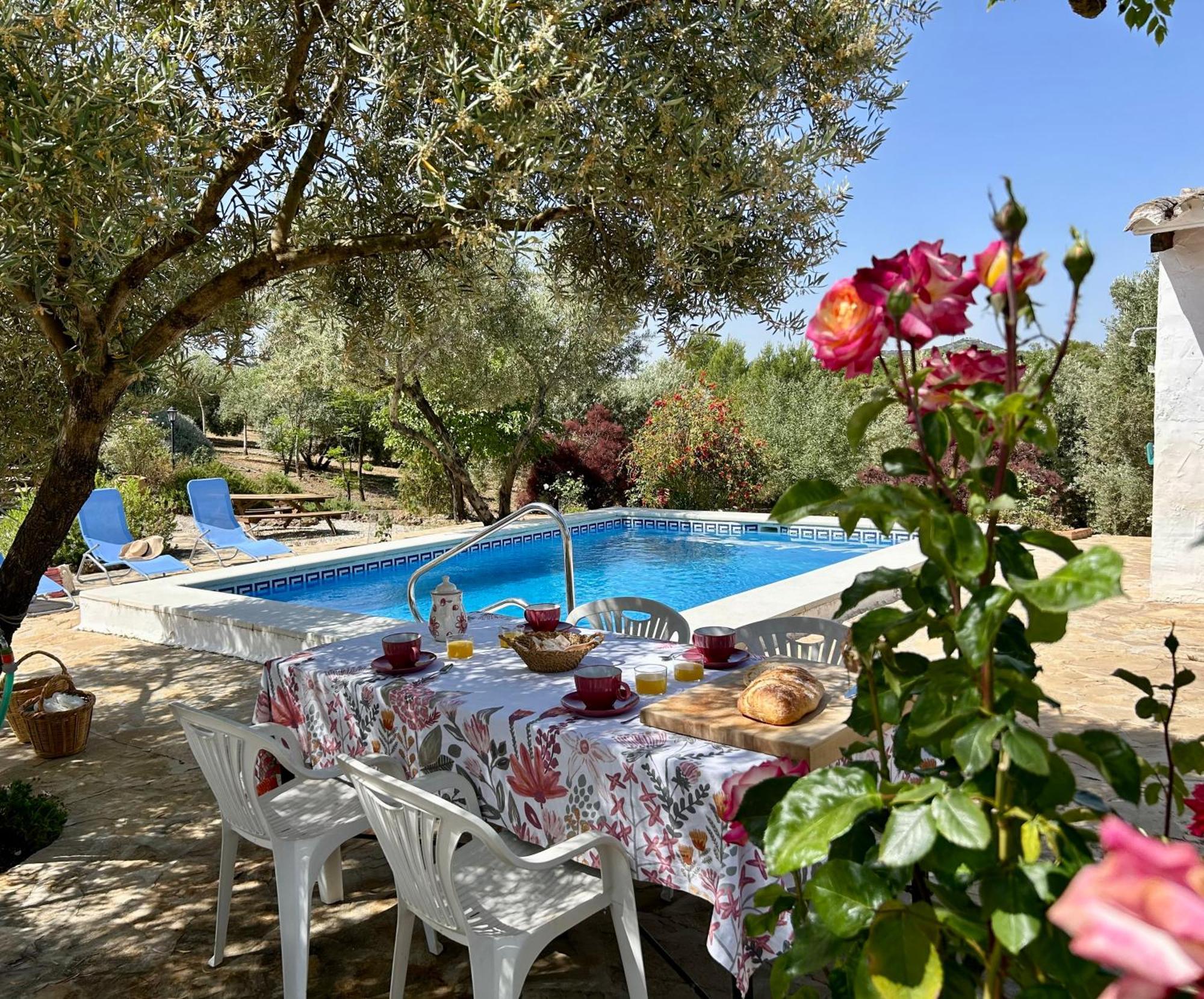Refugio Andaluz Con Piscina Entre Olivos Villanueva de Tapia Buitenkant foto