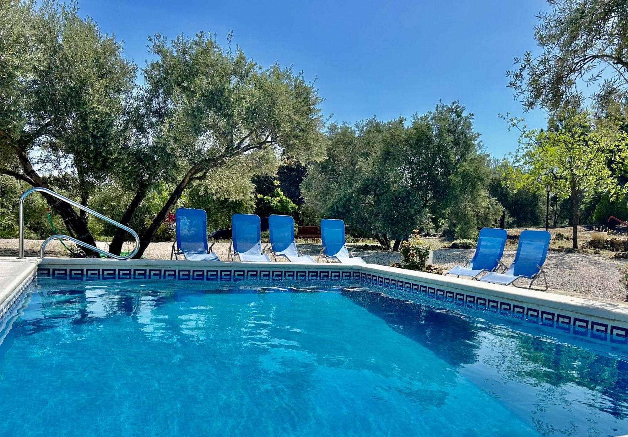 Refugio Andaluz Con Piscina Entre Olivos Villanueva de Tapia Buitenkant foto